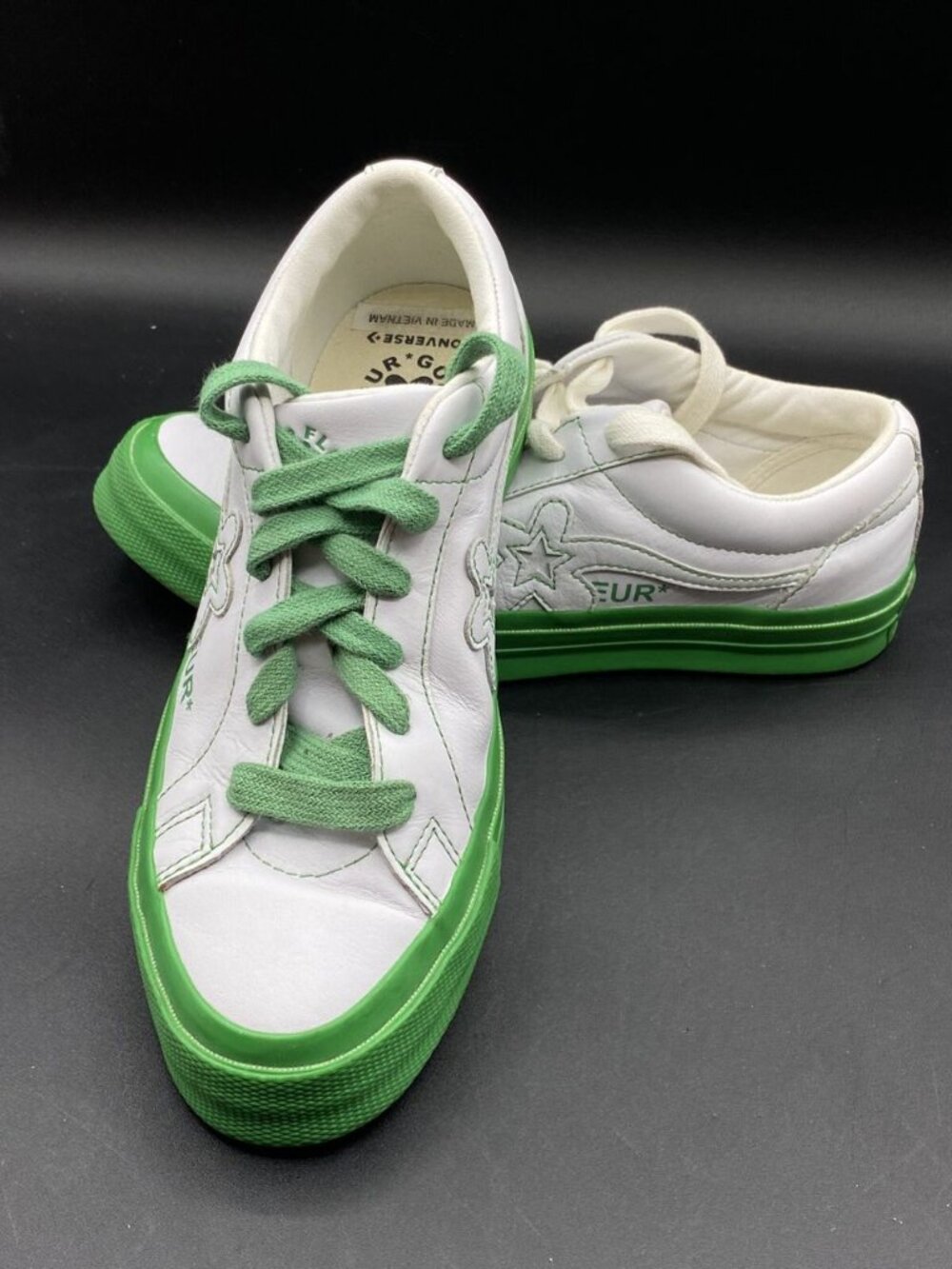 Converse Golf Le Fleur x One Star Ox Kelly Green Men’s 6.5 Women 8.5 - Picture 1 of 15